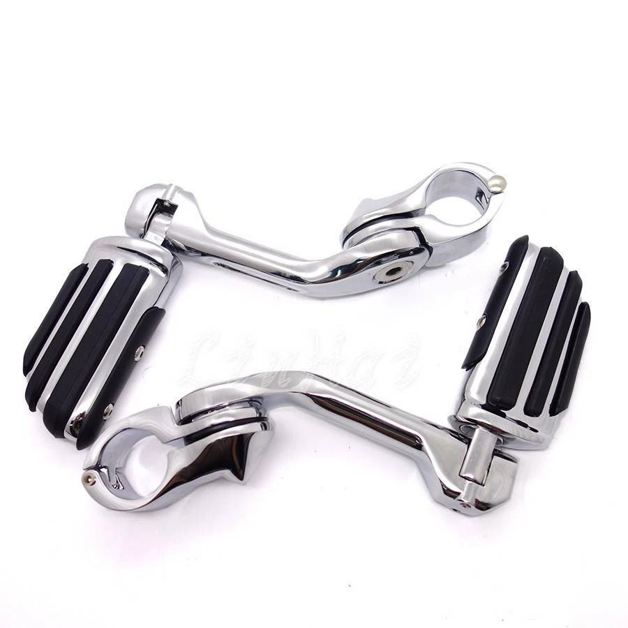 Reposapiés clavijas de carretera de 1-1/4" de largo para Harley Davidson Heritage Softail Classic Foto 4 de 4