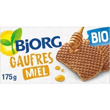 lot 3 Gaufres au miel bio BJORG 175 gr