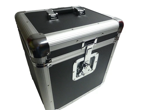 12" or LP Record Box Euro Style Case Holds Up To 60 Vinyl Records