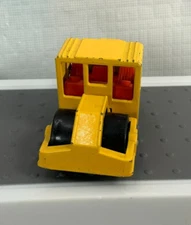 Vintage Matchbox No. 73 Construction Road Roller 1978 Yellow Die Cast