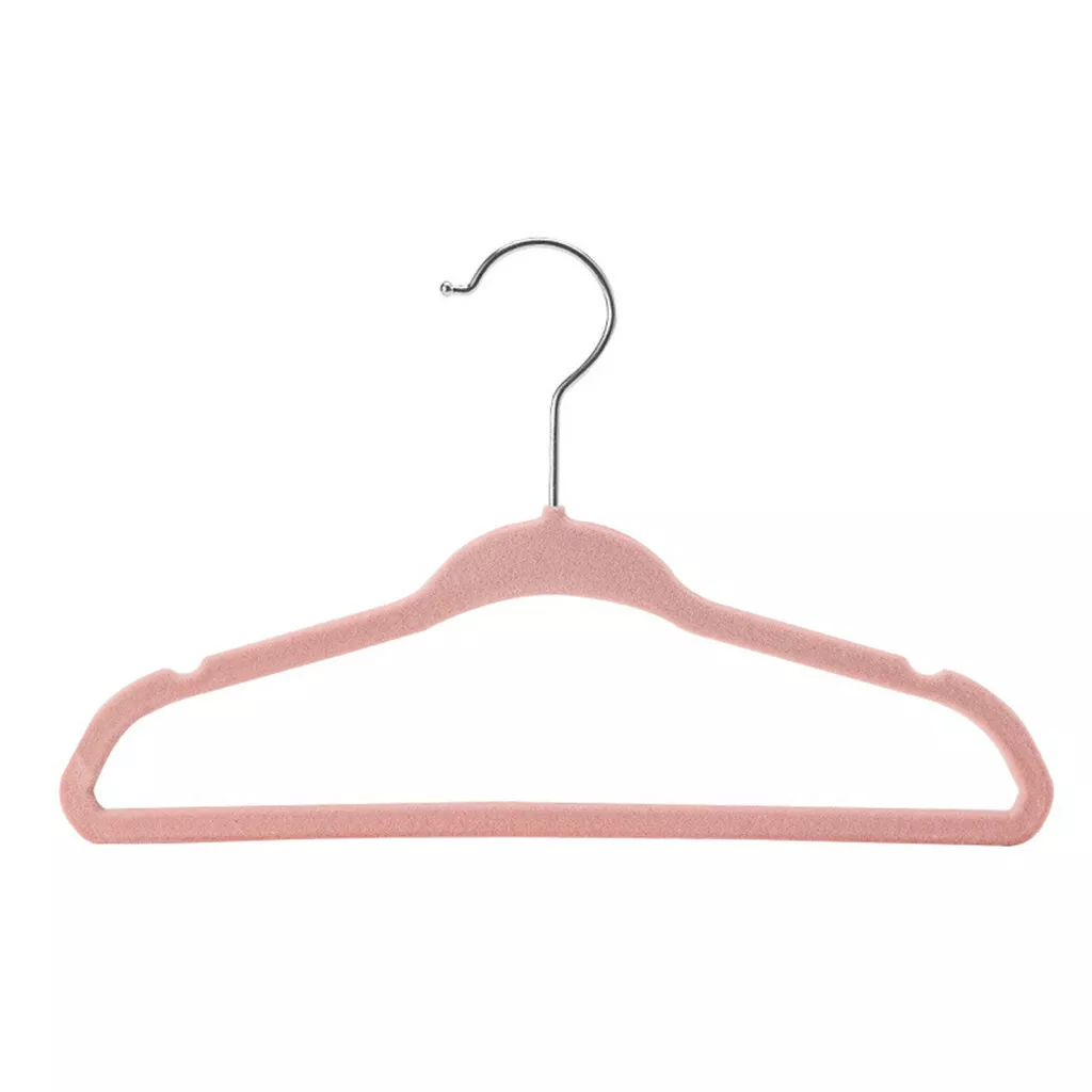 Kids Coat Hangers Velvet Bulk Cloth Hanger Non Slip Ultra Thin