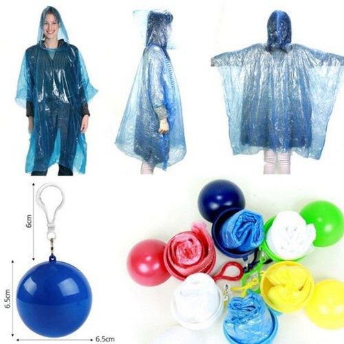 1PC Portable Raincoat Disposable Rain 