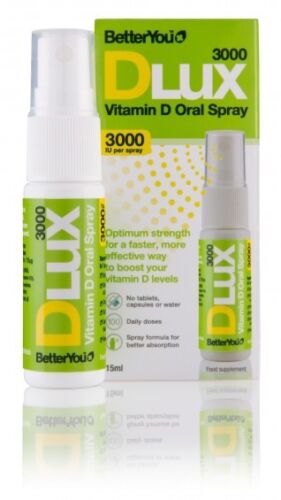 BetterYou DLUX 3000 iu Spray - 15ml Daily Vitamin D Best Selling Spray in the UK - Picture 1 of 1