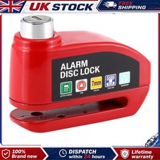 Heavy Duty Motorcycle Alarm Lock Set Reminder Cable Included Anti Theft