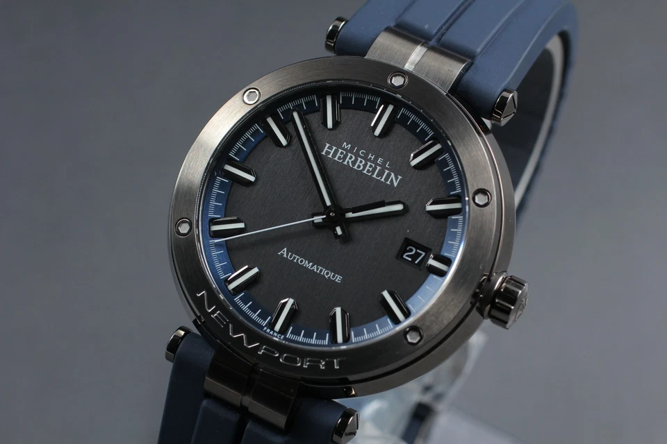 Reloj MICHEL HERBELIN 1668 G14CB Cristal Zafiro Edición Limitada [Caja Dañada] Foto 2 de 4