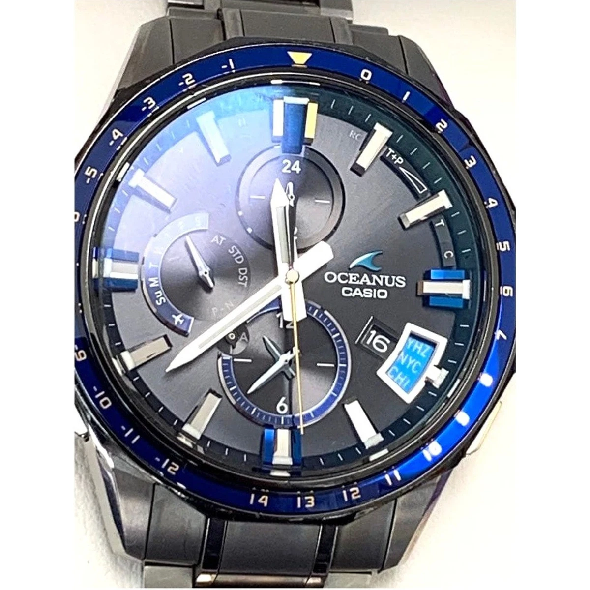 Reloj Casio Oceanus OCW-G2000G-1AJF GPS Bluetooth Radio Solar Titanio