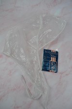 Vintage Hair Rain Bonnet Clear set of 2