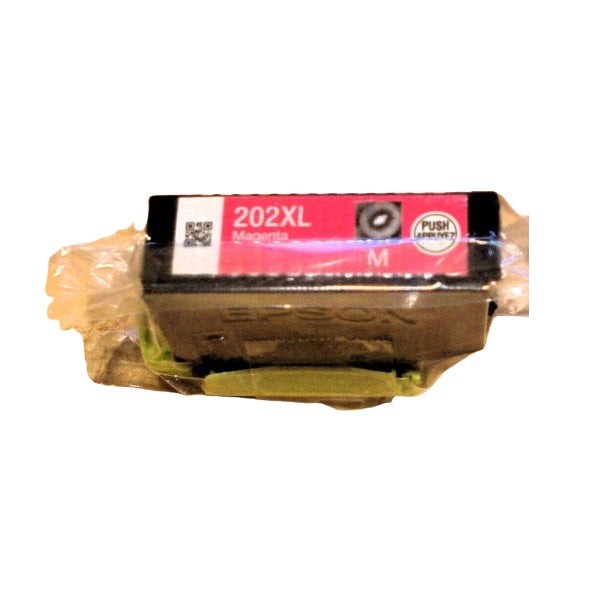 Genuine Epson 202XL, Kiwi Magenta Ink Cartridge, T02H3, C13T02H34010 (Vacuum Se