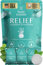 Body Restore Shower Steamers Aromatherapy 15 Pack   15 Count Pack of 1 