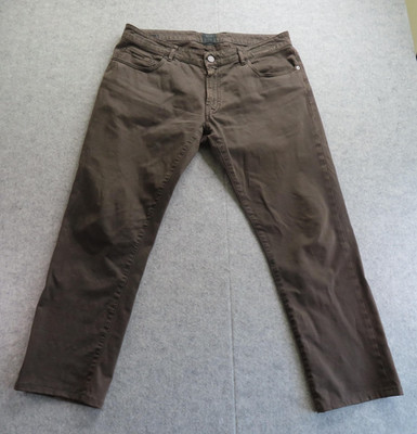 PT05 Jeans Mens 36x28 Brown Soul New Slim Fit Stretch Straight Denim Pants