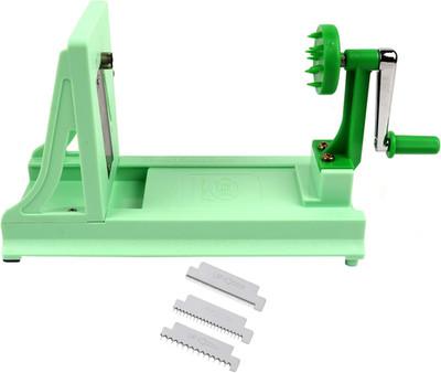 Japanese Turning Vegetable Spiralizer, Veggie Spiralizer for Fresh Zucchini, Squ