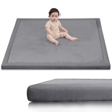 Ultra Soft Baby Play Mat Floor,1.3" Thick Elasti-Foam 50x50 Playpen Mat Toddlers