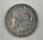 1889 P Morgan Silver Dollar Nice About Uncirculated Coin