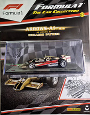 #57 Panini F1 Model Car Scale 1:43 Arrows A1 Riccardo Patrese 1979 + Magazine