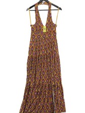 Maeve A-Line Maxi Dress M in Multi