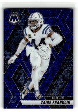 Zaire Franklin 2025 Panini Mosaic #41 Colts 71/99 Mosaic No Huddle Blue
