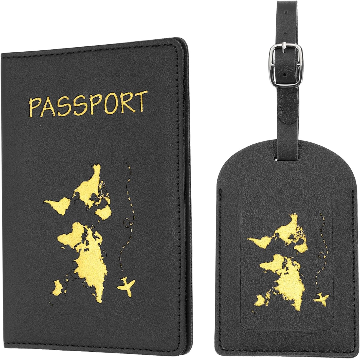 Tag Set, Waterproof Pu Leather Passport Cover