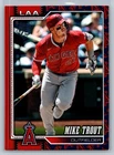 2026 Topps Series 1 Mike Trout Team Color Logo Border SP Angles #350 Case Hit