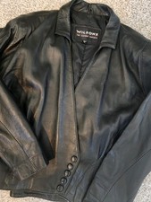 VTG Wilsons 100 Leather Jacket - 90's Retro Moto Y2K Grunge streetwear Biker