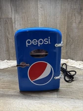 Pepsi Compact Portable Mini Cooler Mini Fridge 6 Can Mini Beverage Center 