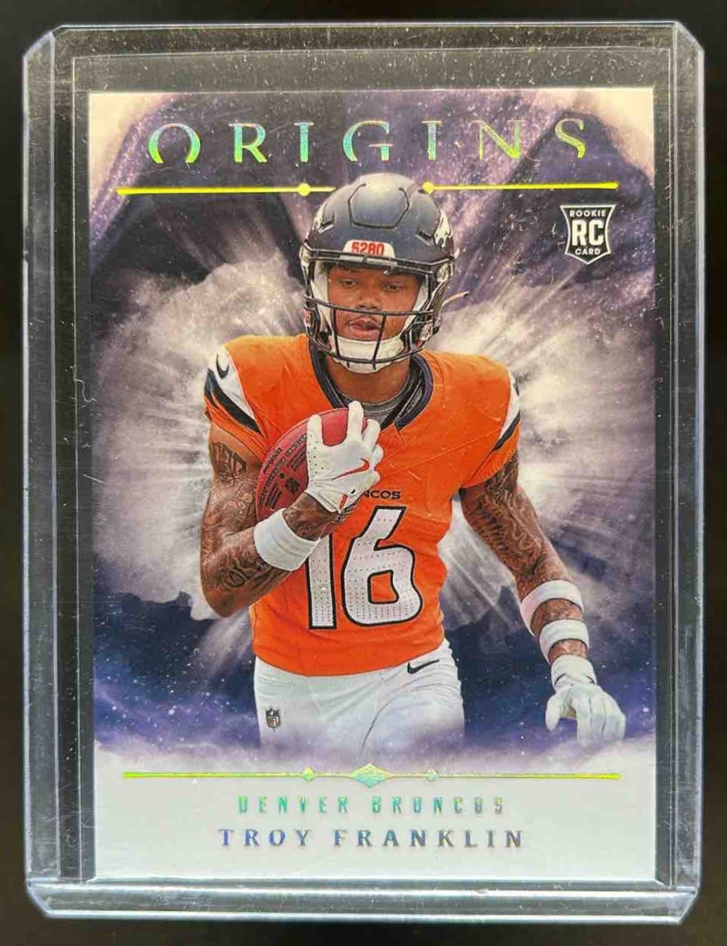 2024 Origins Troy Franklin Rookies RC Rookie #113 Broncos