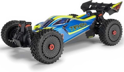 ARRMA 1/8 ARA4206V4T1 Typhon 4X4 MEGA 665 Brushed Buggy Blue