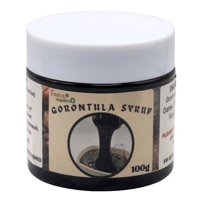 Fave's Premium Gorontula Sirup Rotz Apfel mit Honig extra dick Conc Sirup 100g