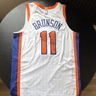 Jalen Brunson New York Knicks Autographed Basketball Stitch Jersey Fanatics Auth