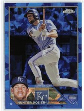 2023 Topps Chrome Sapphire Hunter Dozier Kansas City Royals #637