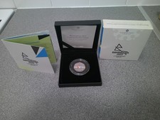 ROYAL MINT 2022 COMMONWEALTH GAMES 50p SILVER PROOF COIN