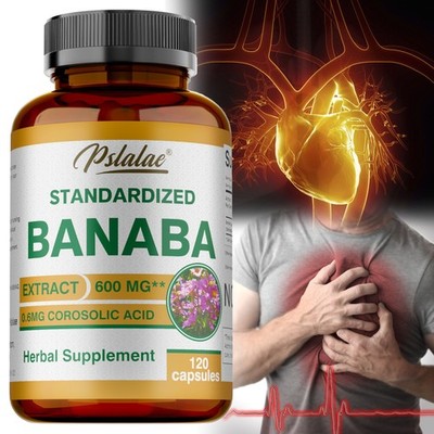 Banaba-Extrakt 600 mg   Schützen Sie Ihre Herzgesundheit Und Stress Reduzieren
