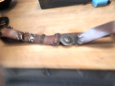 vintage boy scouts belt brown leather good condition for age