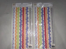 New Heidi Grace Designs Borders Stickers Set Of 2 For Scrapbooking