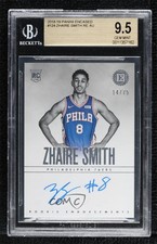 2018-19 Encased Rookie Endorsements 14/75 Zhaire Smith BGS 9.5 GEM MINT Auto 3nn