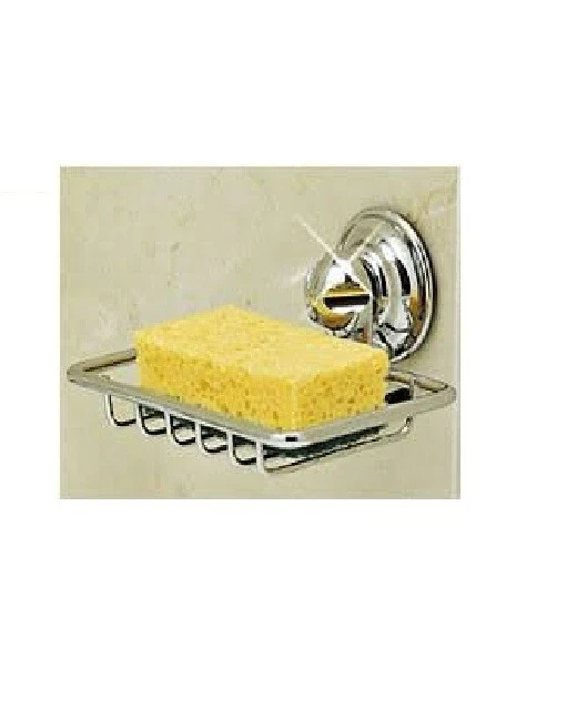 Portasapone - Portaspugna a Ventosa Inox Cromato Everloc EL10200 senza fori - Immagine 3 di 3