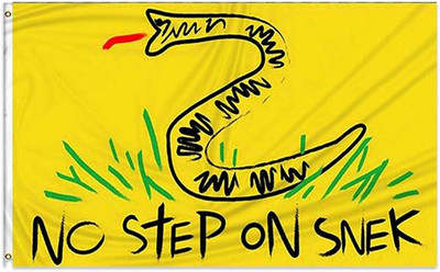 3X5 FT No Step on Snek Flag