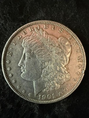 1901-P Morgan Silver Dollar Semi-Key Date Great 90% Silver Coin NICE DETAILS!