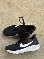 Nike Boy's Star Runner 4 NEW Athletic Shoes Black White Anthracite Size 5Y