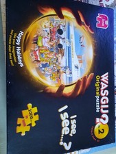 WASJIG ORIGINAL PUZZLE 1000 PIECES NO 2  HAPPY HOLIDAYS USED COMPLETE