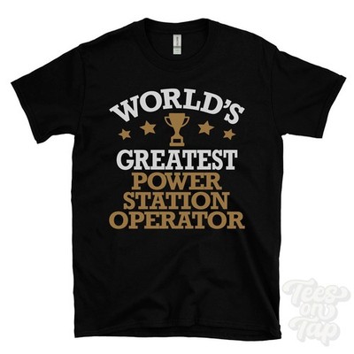 WELTGRÖSSTER KRAFTWERKSBETREIBER T-SHIRT Infrastruktur Energiesektor