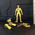 Vintage Bandai Mighty Morphin Power Rangers 2003 Dino Thunder Yellow Ranger