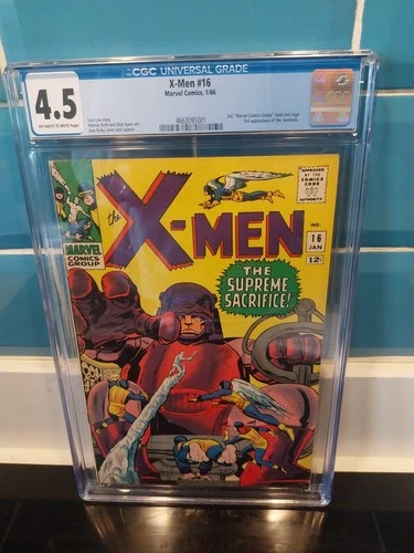 X-Men #16 (1966 Silver Age CGC Graded: 4.5)
