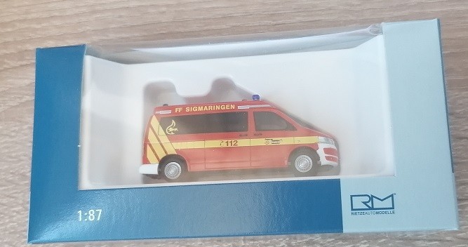 Rietze 53648 - 1/87 Volkswagen T5 '10 FW Sigmaringen - New