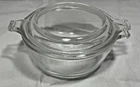 Pyrex Small Casserole Dish 018  with Lid 680-C  Super Cute! Vintage * 10 oz