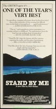 STAND BY ME MOVIE POSTER AUSTRALIAN DAYBILL 1986 RARE ORIGINAL !!
