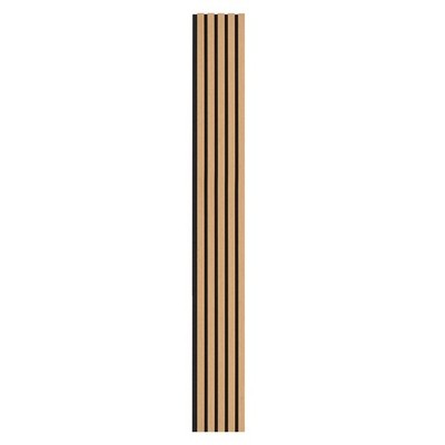 Wood Slat Acoustic Panels, 7.9 x 94.5 inch, MDF Accent Wooden Wall Panels for Mo