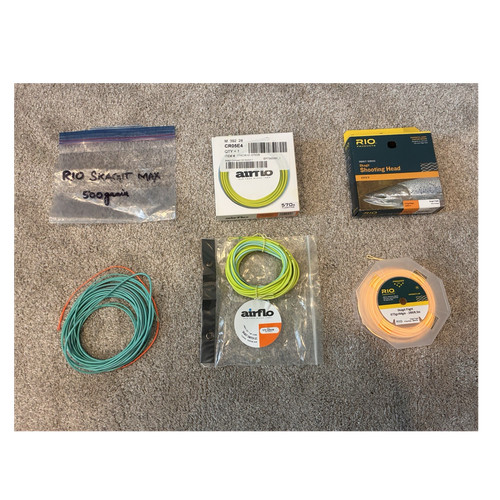 Rio & Airflo Skagit Fly Fishing Shooting Head Bundle 500-675gr