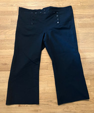 U.S. NAVY SAILOR 13 BUTTON WOOL TROUSERS CRACKER JACK PANTS  46 INCH WAIST 