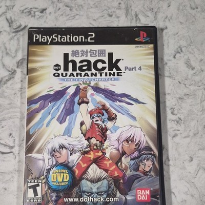 Bandai .hack Quarantine Part 4 PS2 Action RPG  2004 (No Anime DVD or Manual)