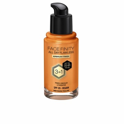 Max Factor Facefinity All Day Flawless 3 In 1 Foundation W89-Warm Praline 30ml